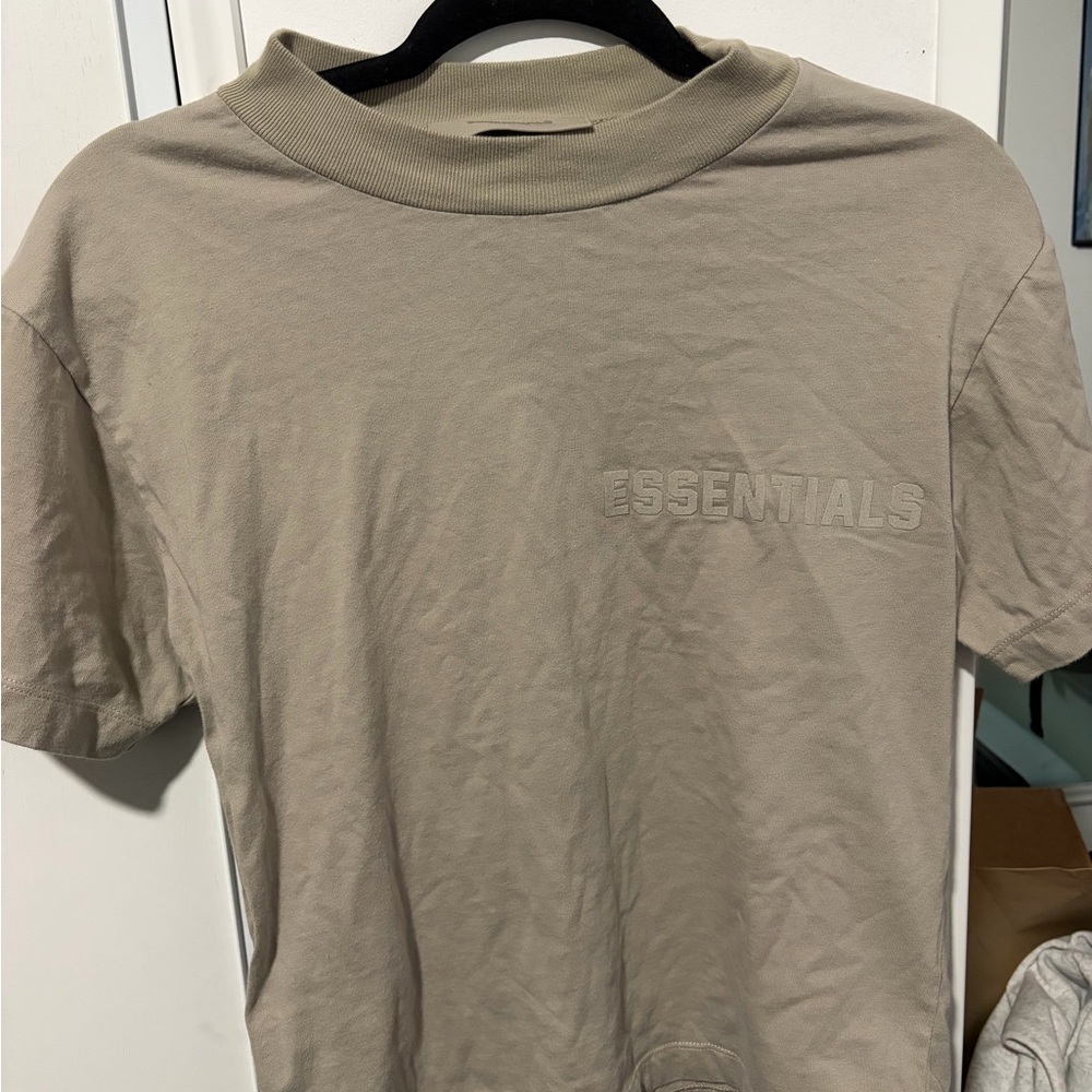 Essentials Womens Tan T-Shirt